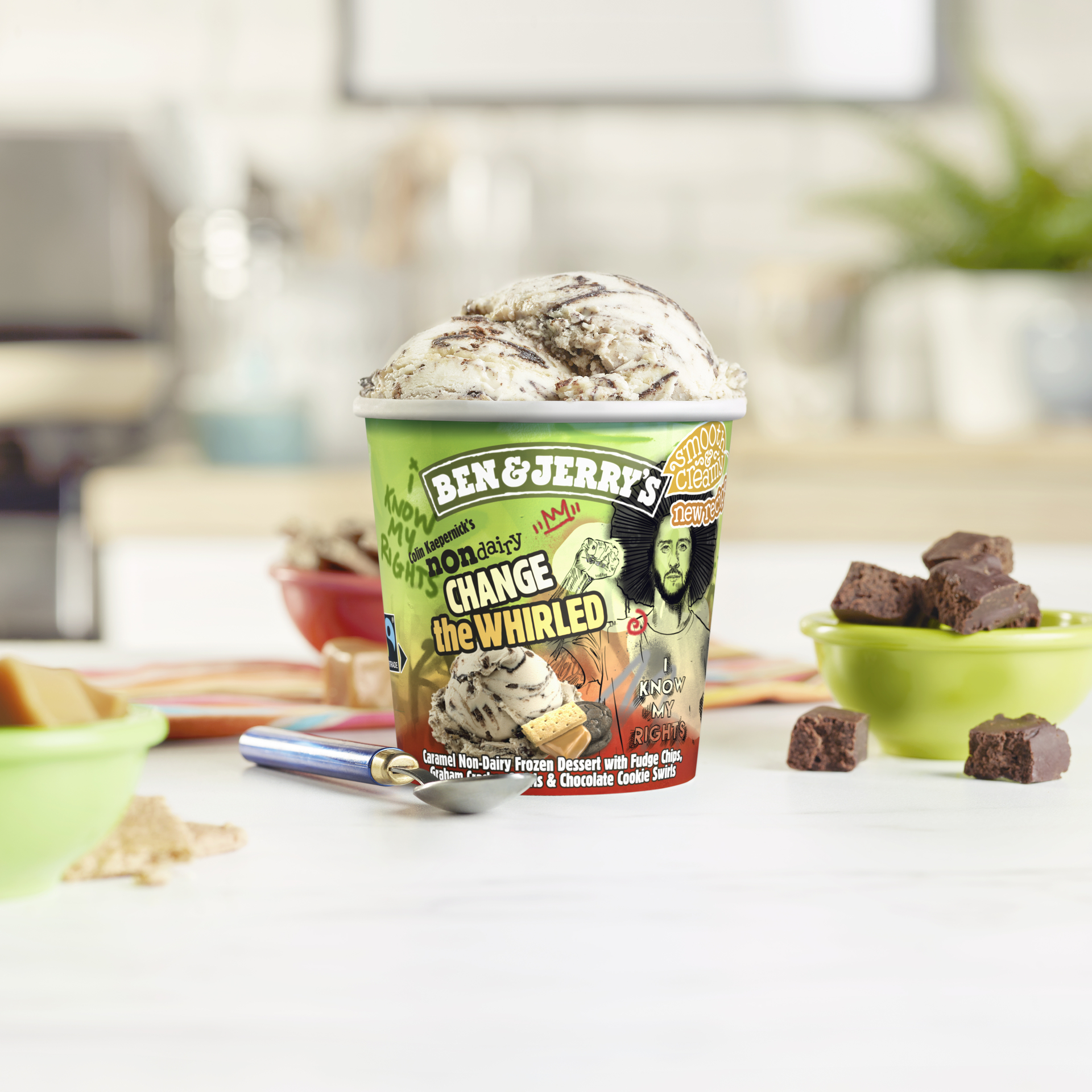 Colin Kaepernick's Change the Whirled™ Non-Dairy Oat | Ben & Jerry's